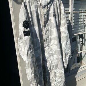 Nike Light Gray Camo Field Jacket